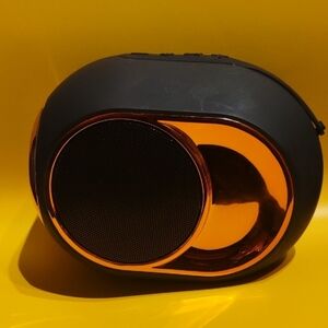 X6 Black and Orange Portable Bluetooth Speaker